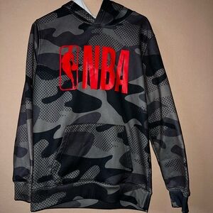 NBA Black and Gray Camouflage Hoodie
